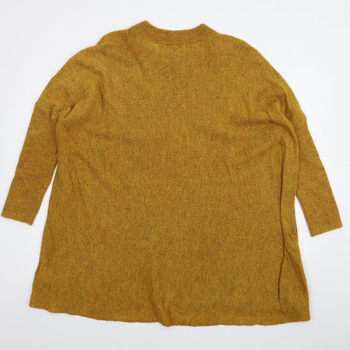 H&M Womens Yellow   Pullover Jumper Size M