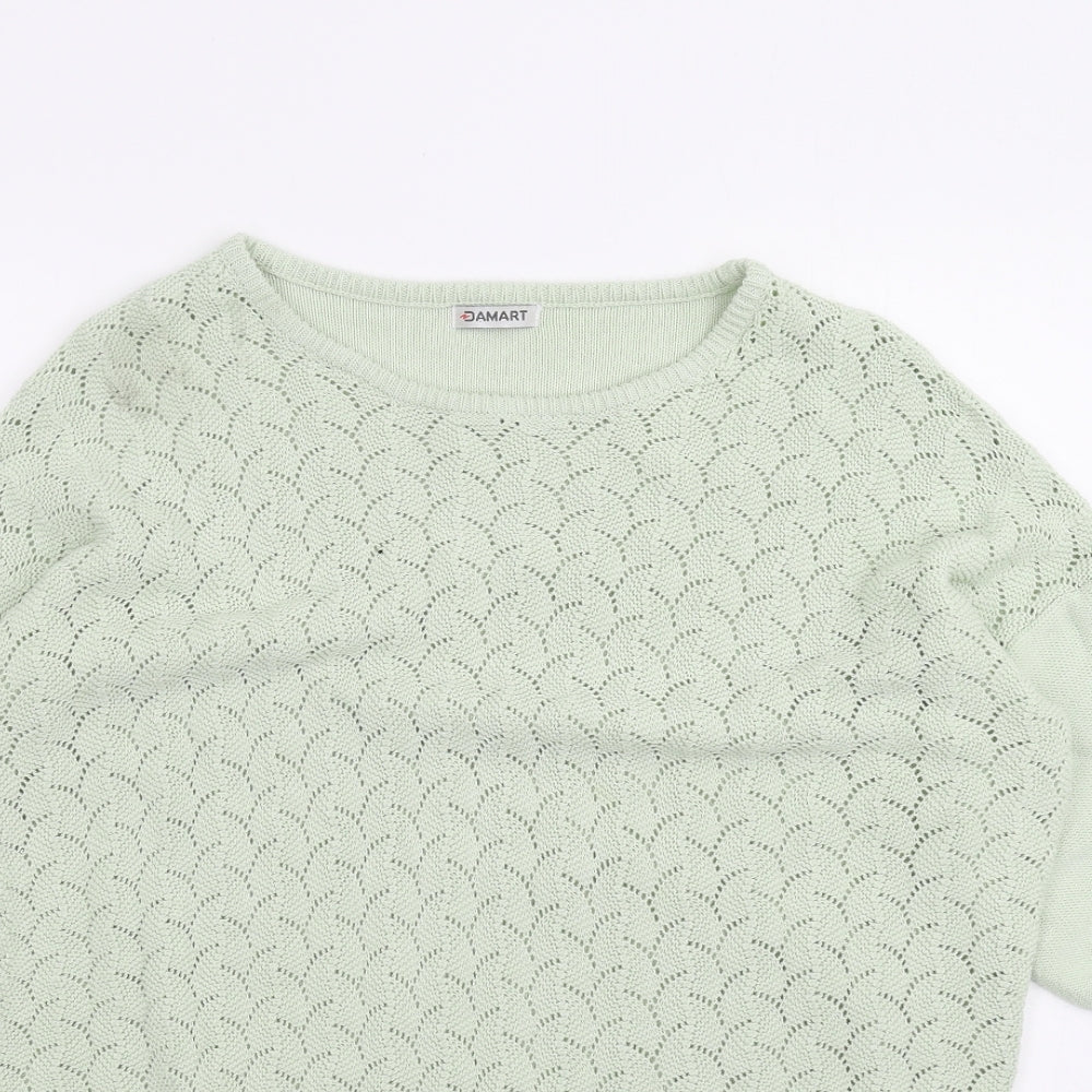 Damart Womens Green   Pullover Jumper Size 18