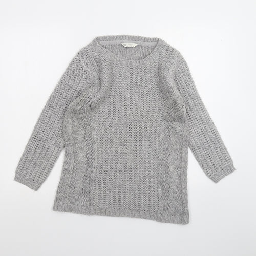 BHS Womens Grey   Pullover Jumper Size 8