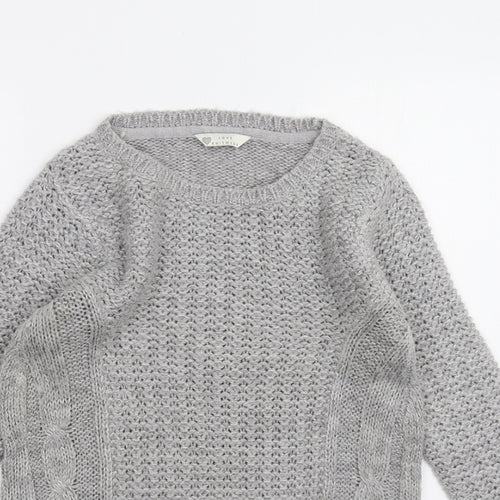 BHS Womens Grey   Pullover Jumper Size 8