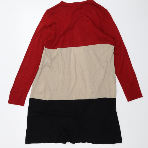 TEXT Womens Red   Cardigan Jumper Size L