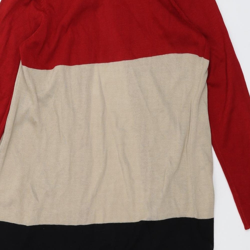 TEXT Womens Red   Cardigan Jumper Size L