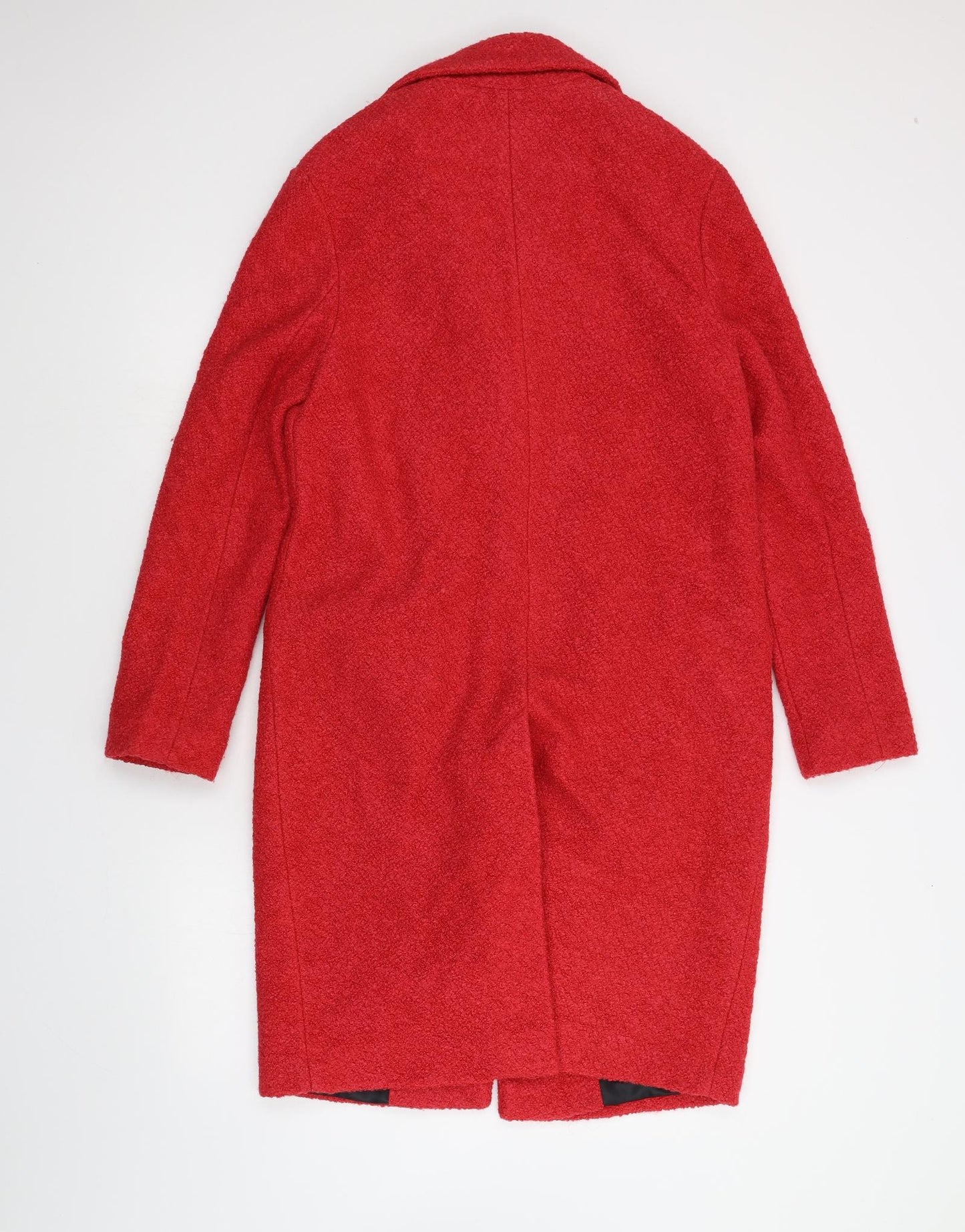 NEXT Womens Red   Overcoat Coat Size 10