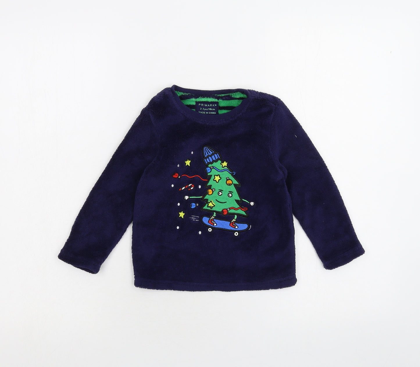 Primark Boys Blue   Pullover Jumper Size 2-3 Years