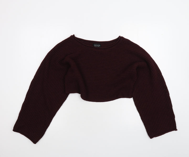 Topshop Womens Purple Pullover Jumper Size 6