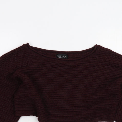 Topshop Womens Purple   Pullover Jumper Size 6