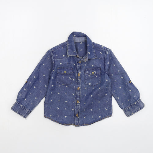 Marks and Spencer Girls Blue   Jacket  Size 2-3 Years