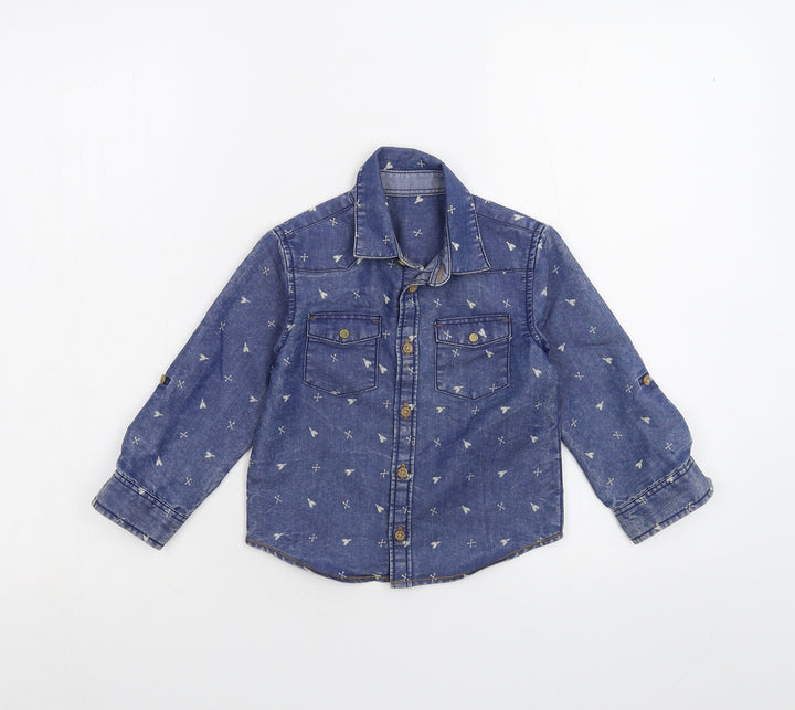 Marks and Spencer Girls Blue Jacket Size 2-3 Years