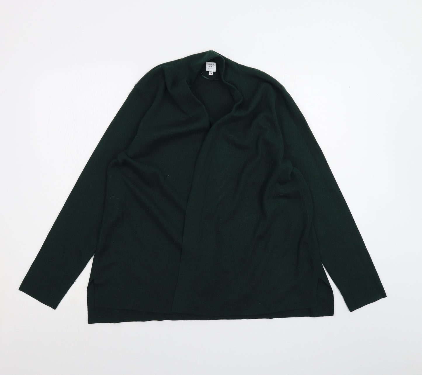 John Lewis Womens Green   Cardigan Jumper Size 14