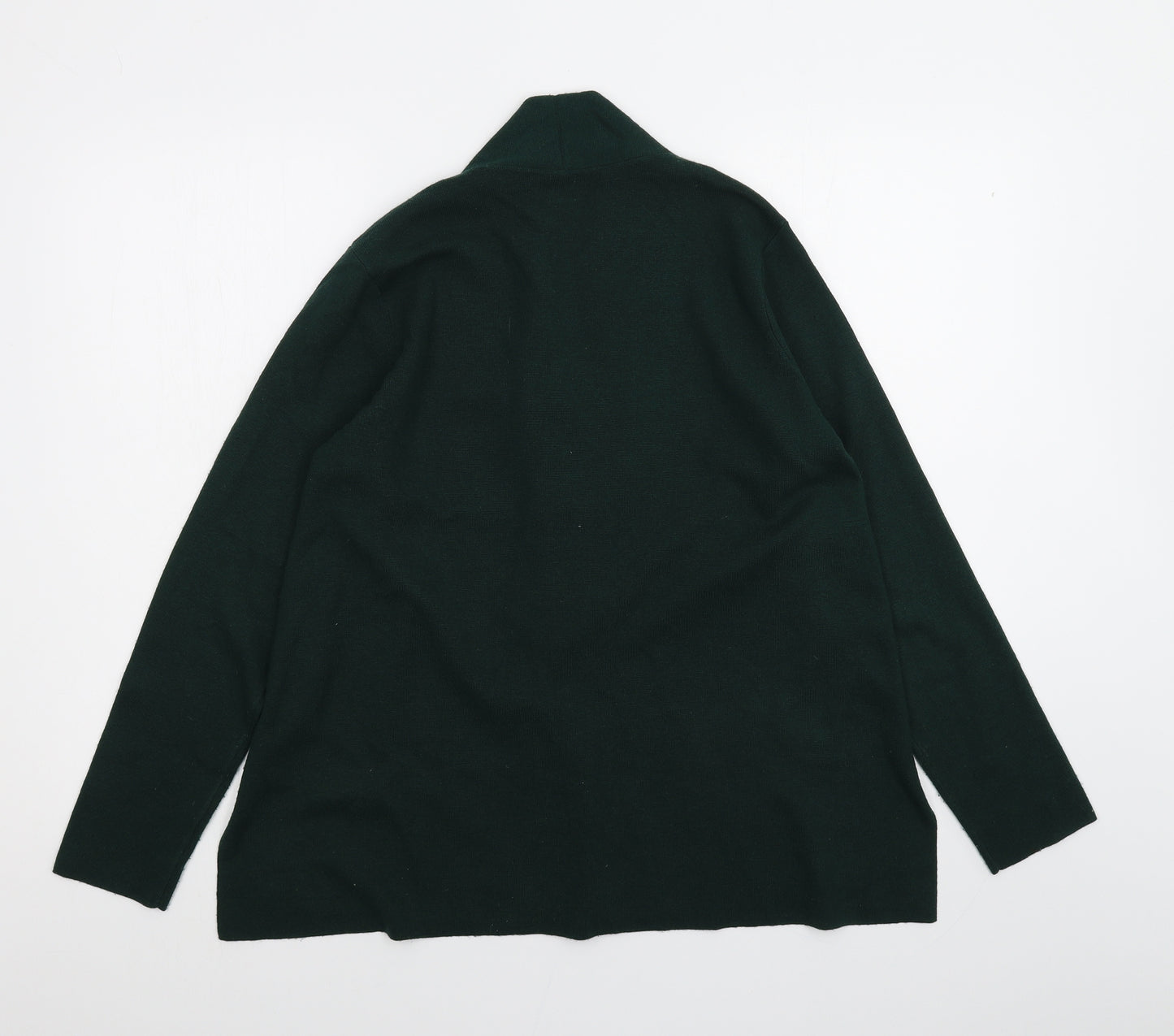 John Lewis Womens Green   Cardigan Jumper Size 14