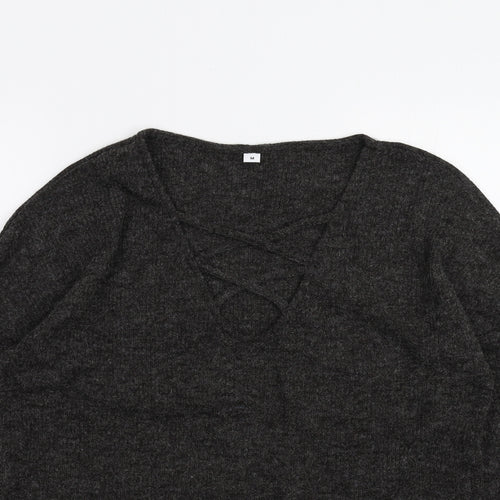 Preworn Womens Black   Pullover Jumper Size M