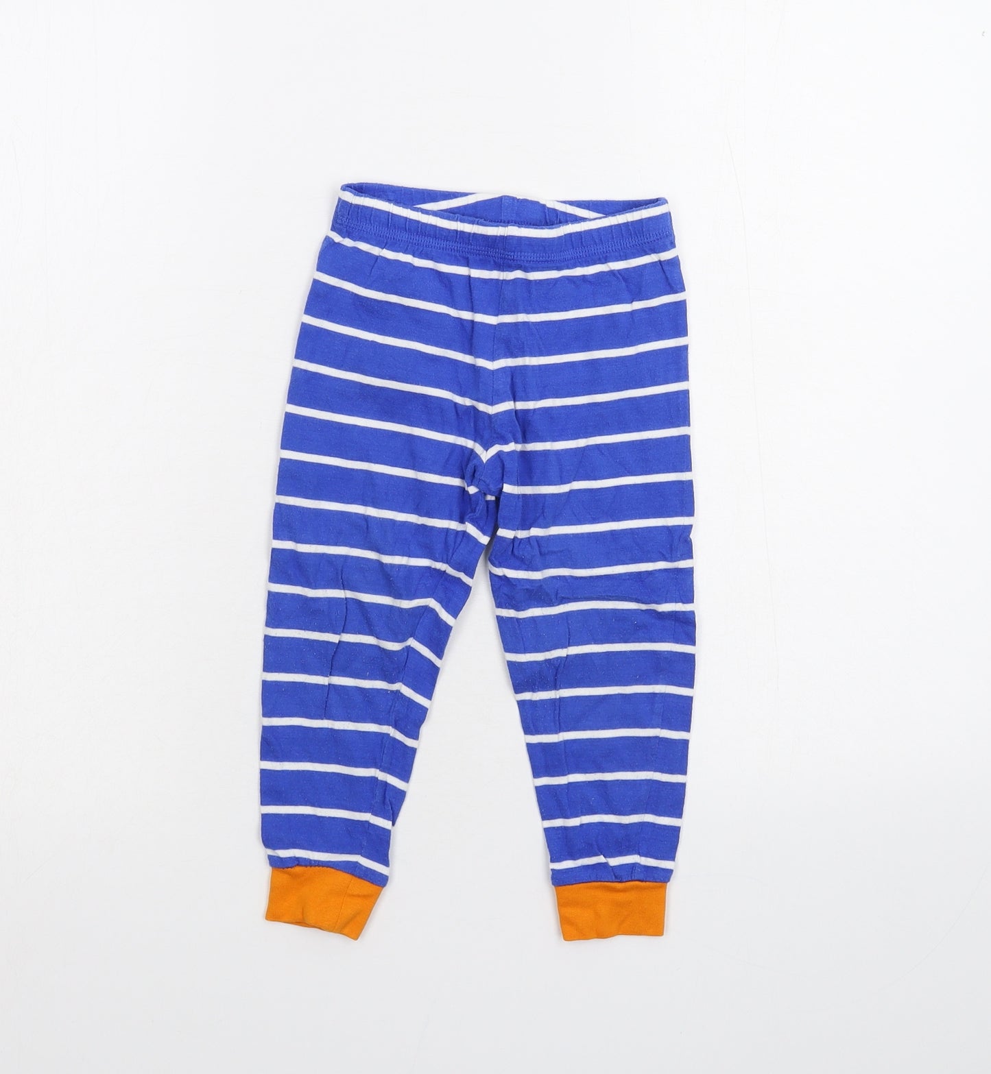 George Boys Blue Striped  Sweatpants Trousers Size 2-3 Years