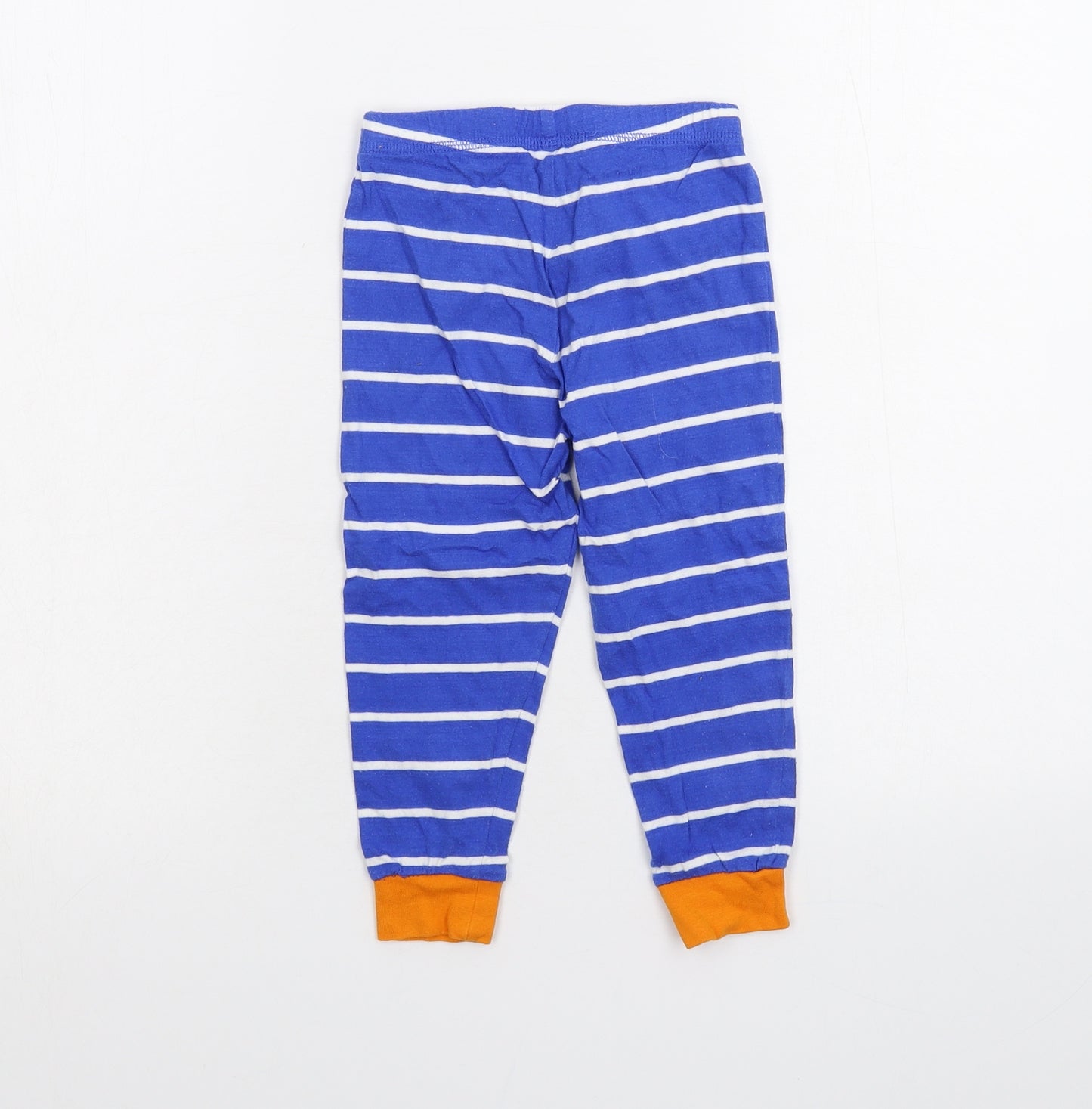 George Boys Blue Striped  Sweatpants Trousers Size 2-3 Years