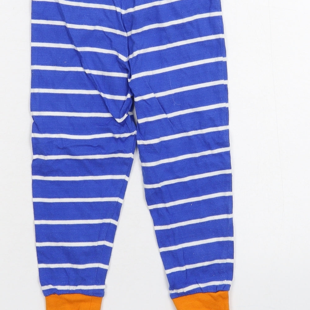 George Boys Blue Striped  Sweatpants Trousers Size 2-3 Years