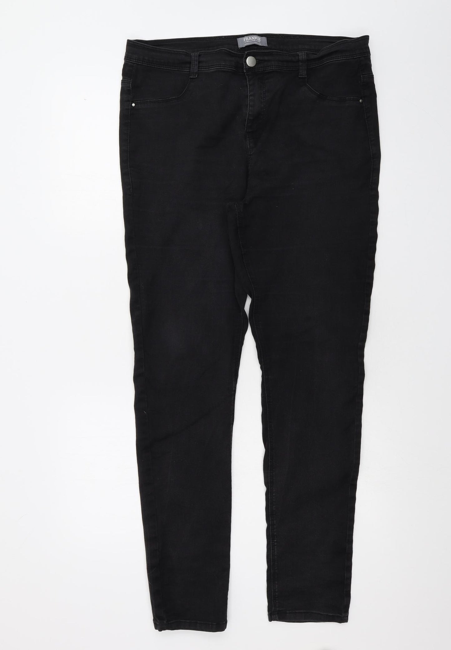 Dorothy Perkins Womens Black   Skinny Jeans Size 20 L29 in