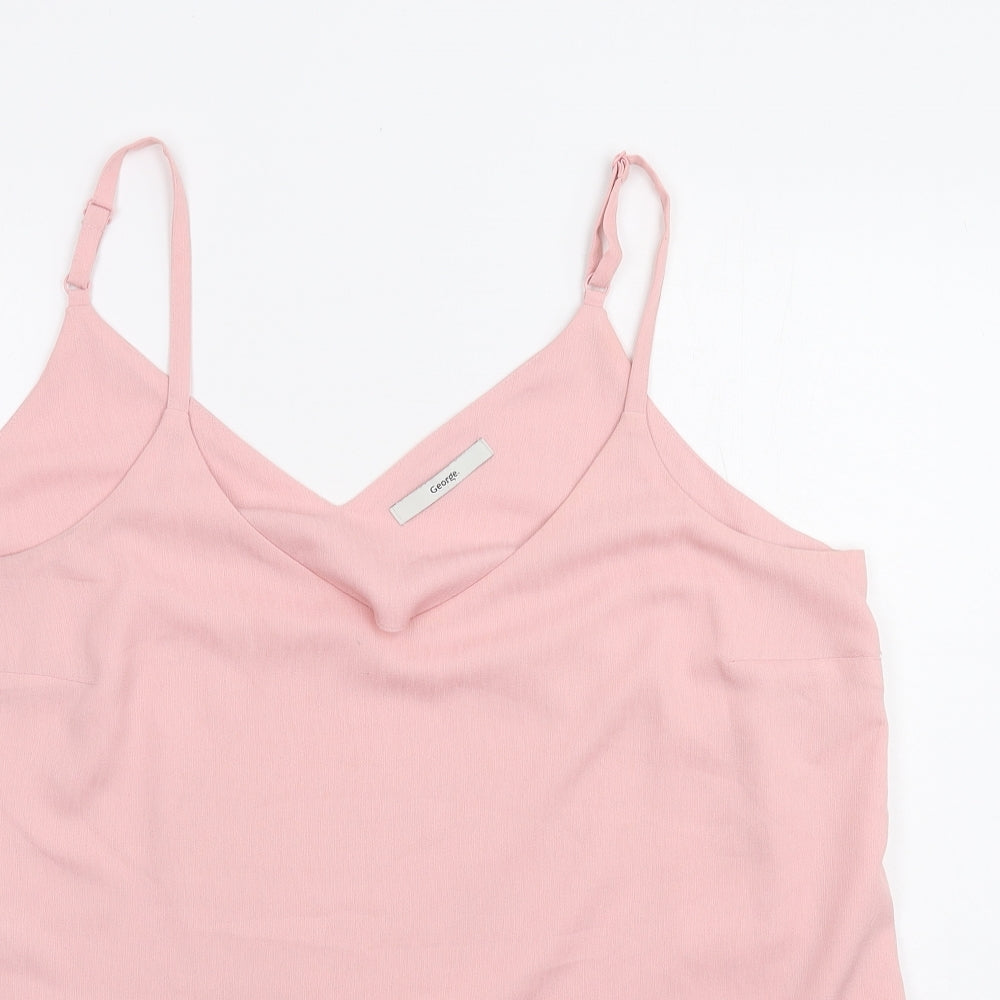 George Womens Pink   Basic Blouse Size 16