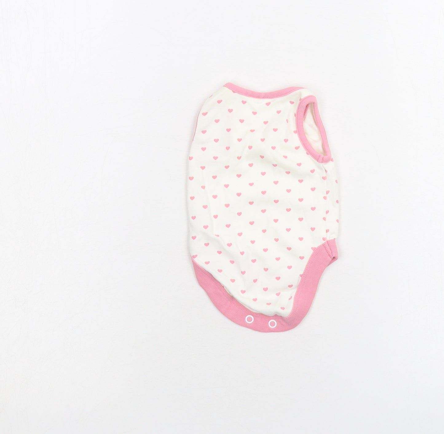 NEXT Baby White Polka Dot  Babygrow One-Piece Size 0-3 Months