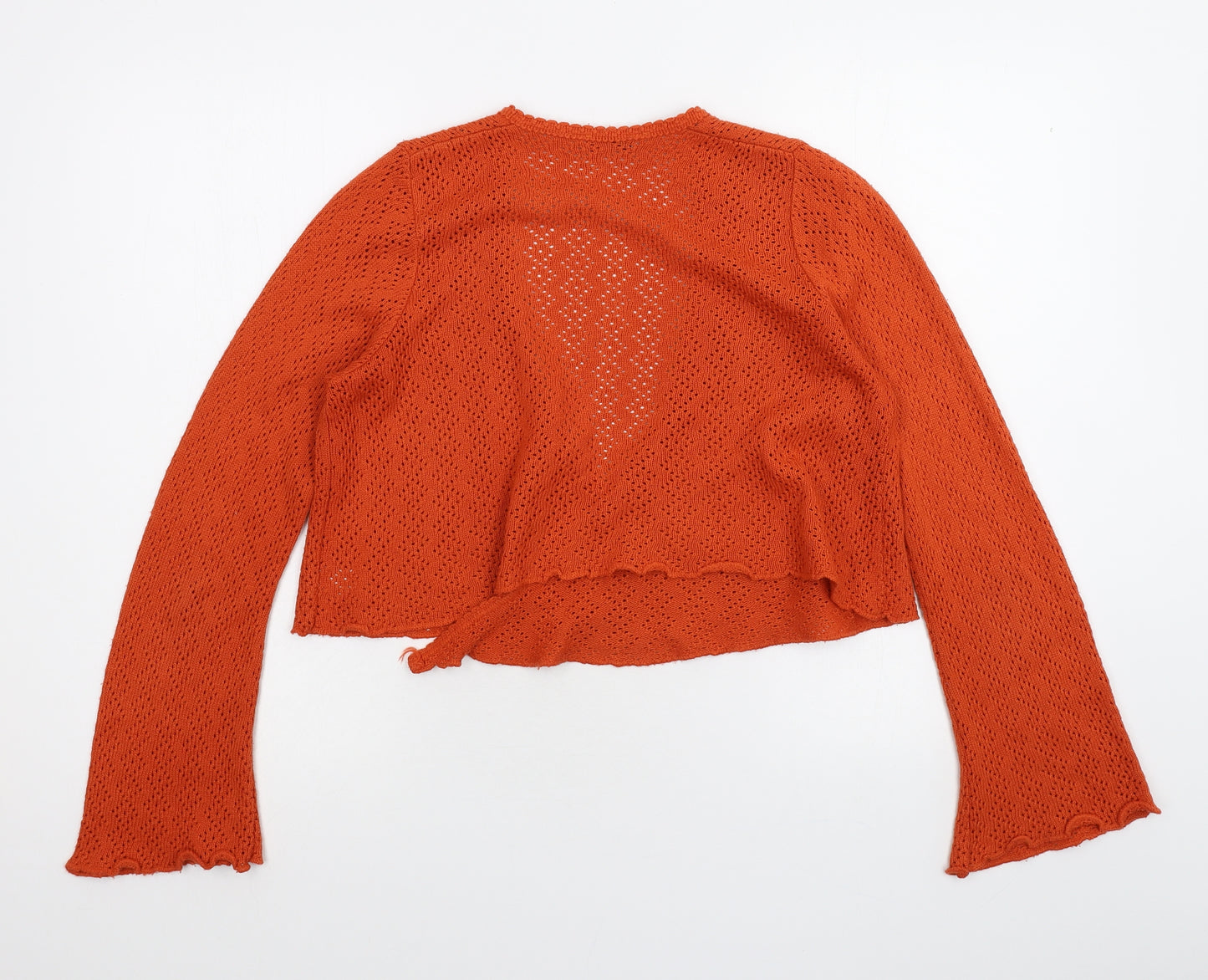 EDITIONS Womens Orange   Cardigan Jumper Size M