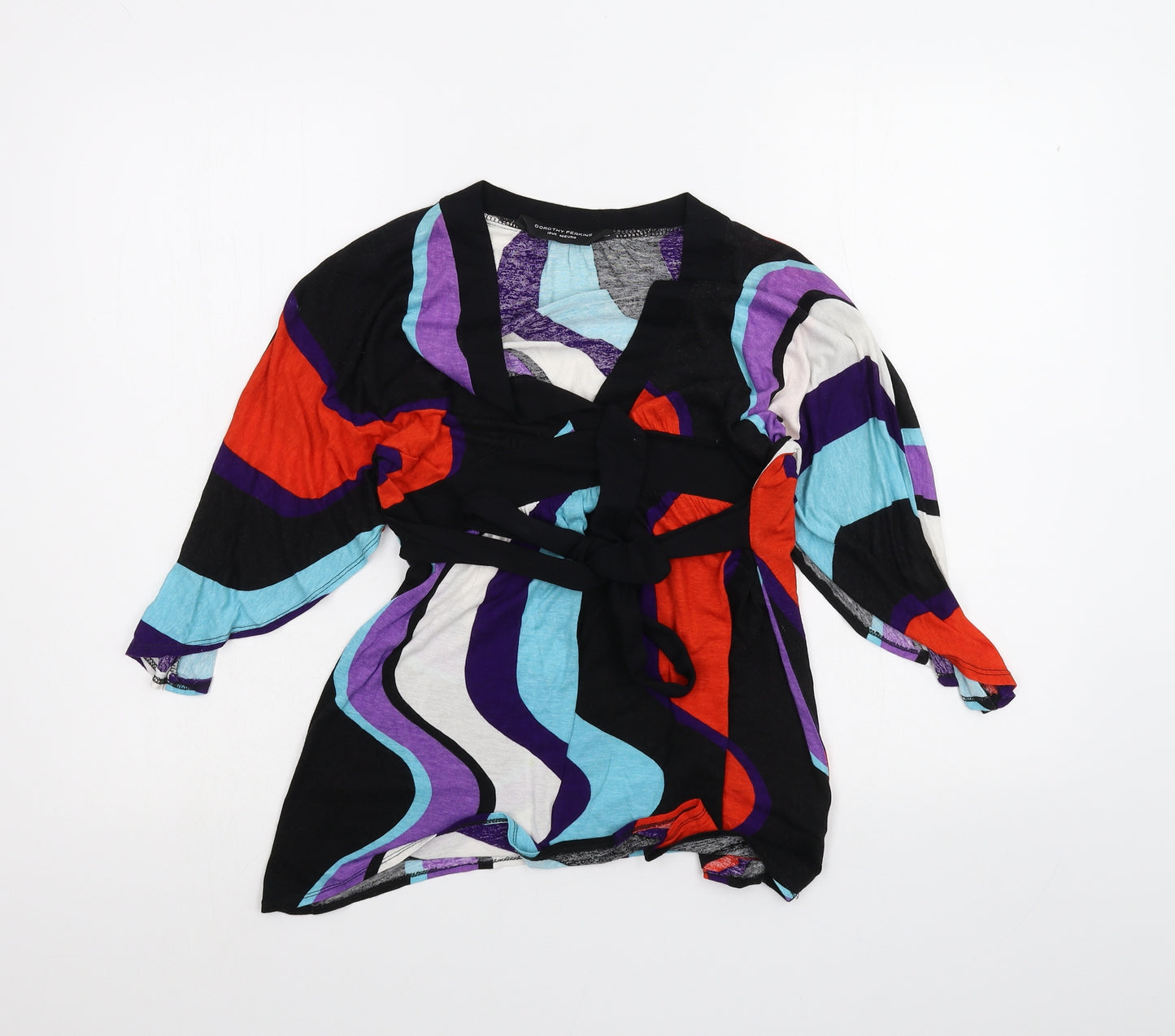 Dorothy Perkins Womens Multicoloured Striped  Basic Blouse Size 12