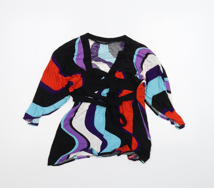 Dorothy Perkins Womens Multicoloured Striped  Basic Blouse Size 12