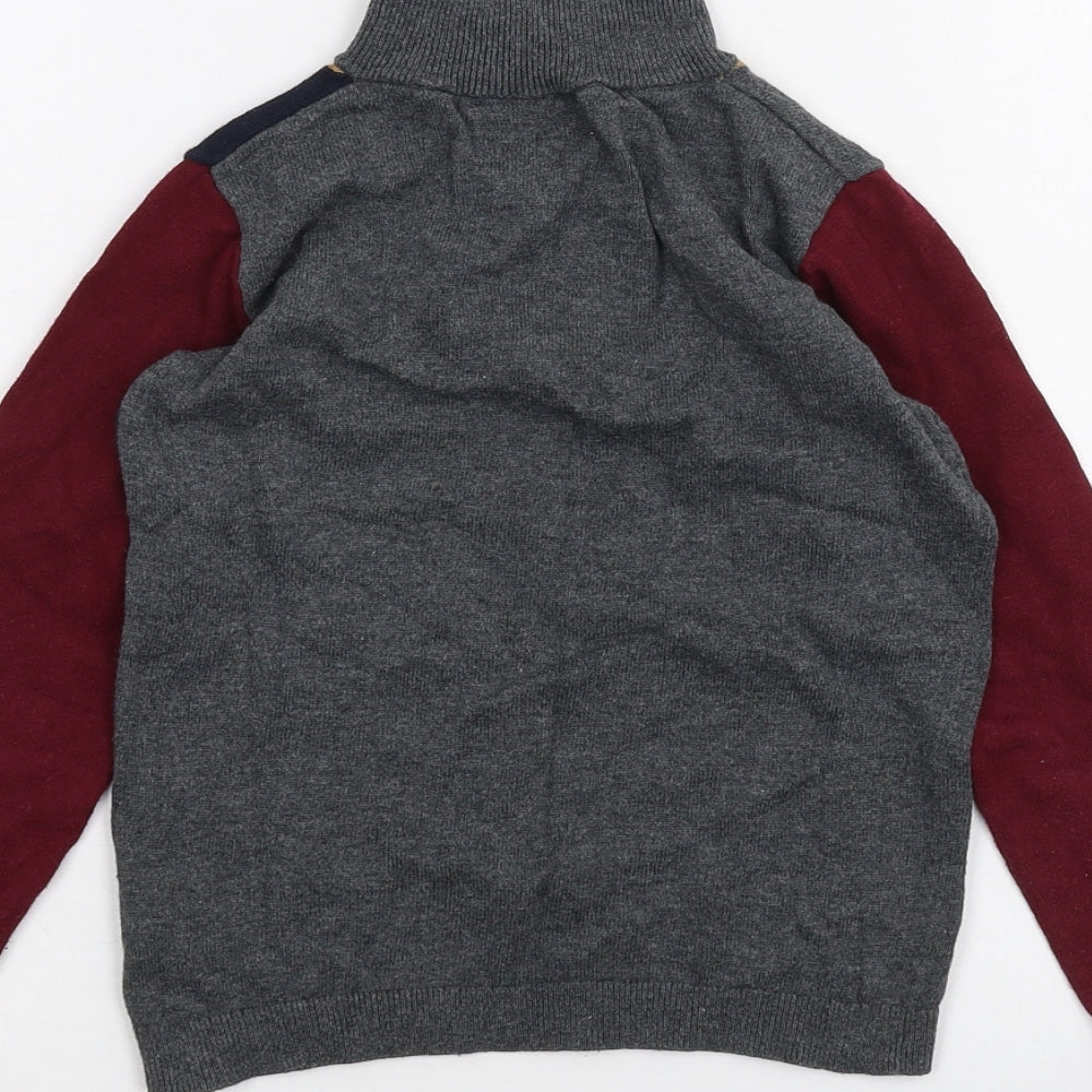 NEXT Girls Grey   Basic T-Shirt Size 6 Years