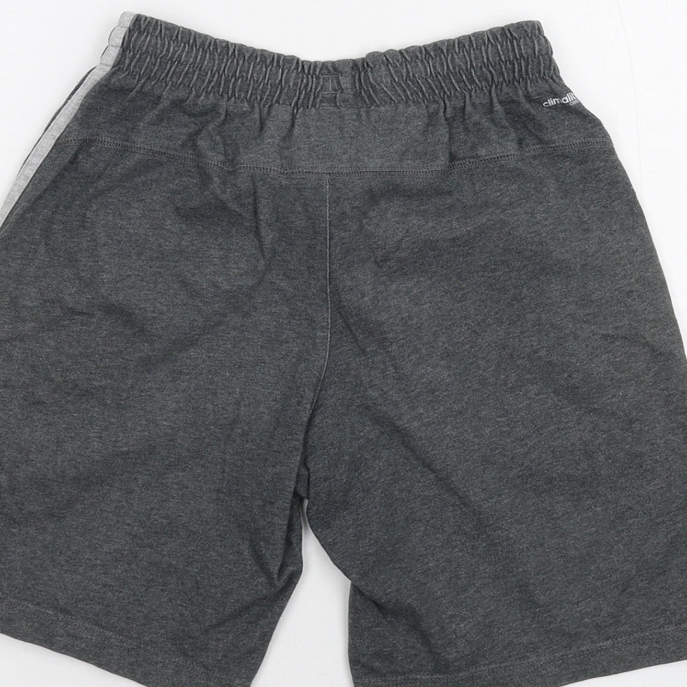 adidas Boys Grey   Sweat Shorts Size 11-12 Years