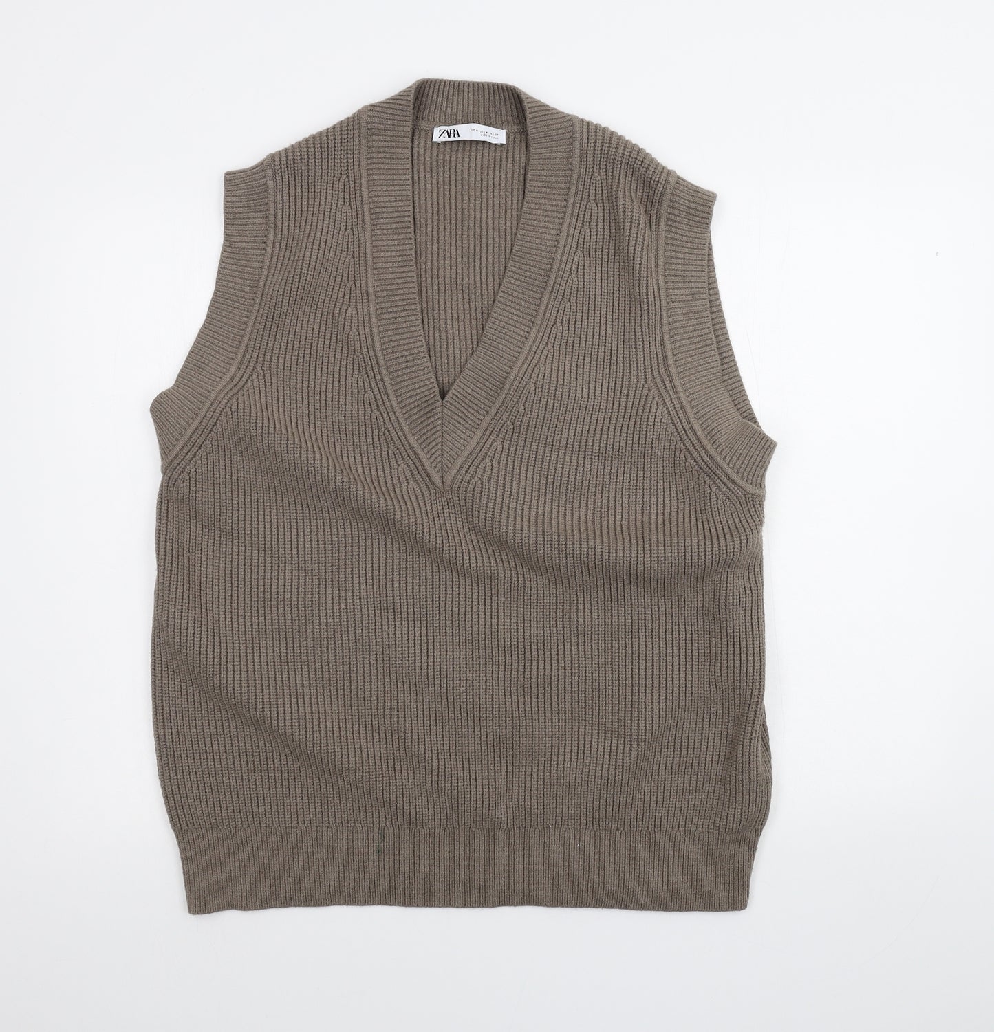 Zara Womens Brown   Pullover Jumper Size M