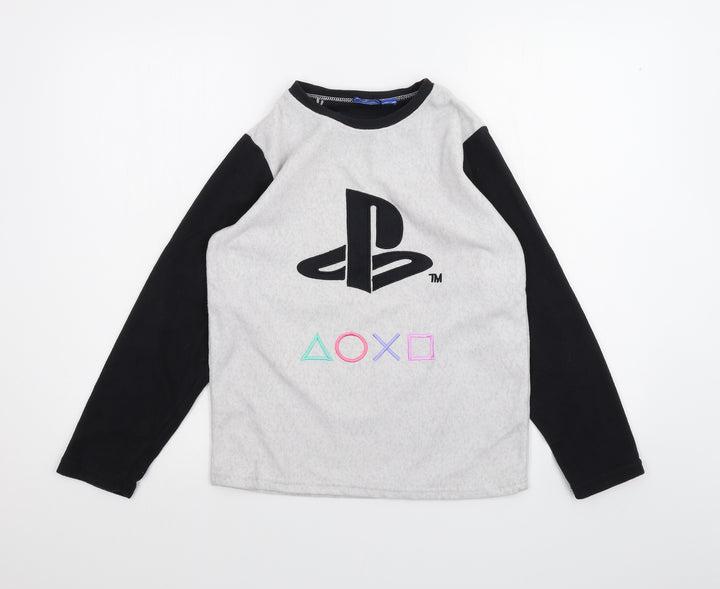 Primark Girls Grey   Pullover Jumper Size 11-12 Years  - PlayStation