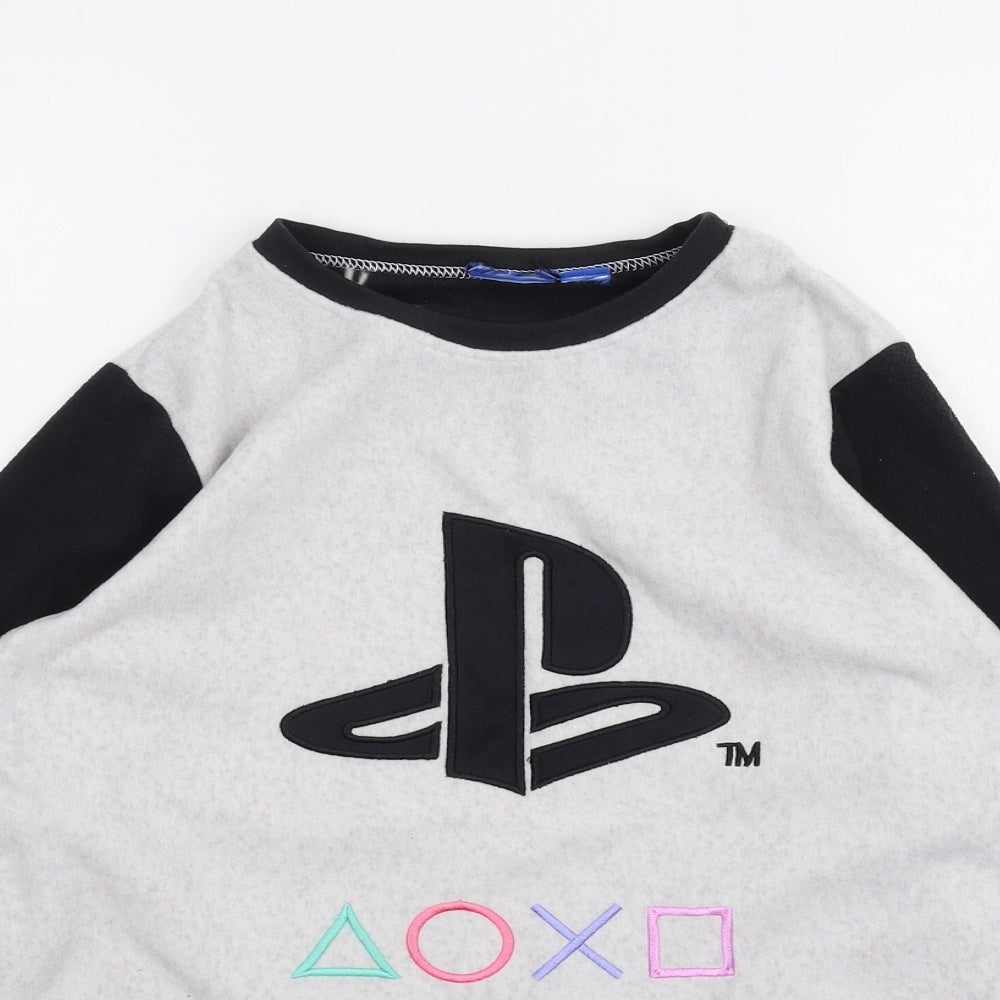 Primark Girls Grey   Pullover Jumper Size 11-12 Years  - PlayStation