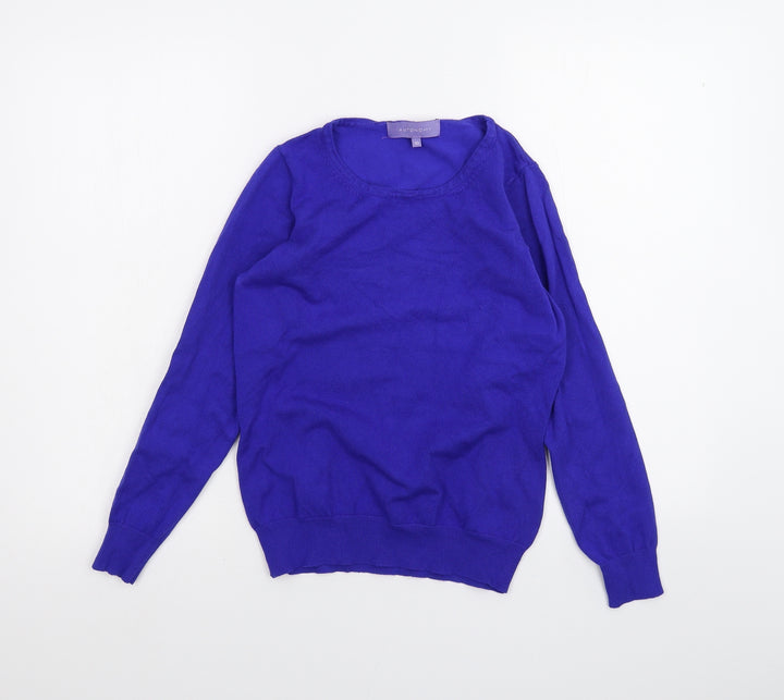 Autonomy Womens Blue Basic T-Shirt Size 10
