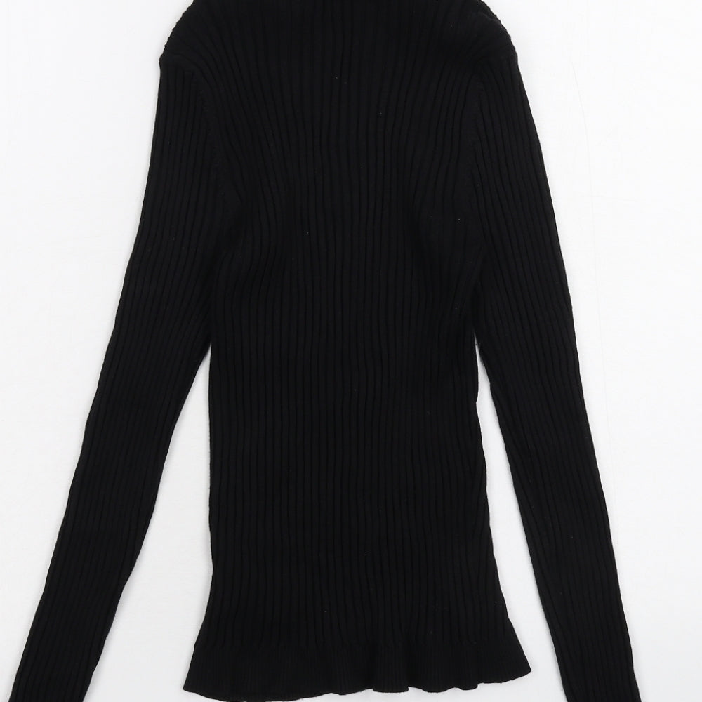 Karen Millen Womens Black   Basic T-Shirt Size M