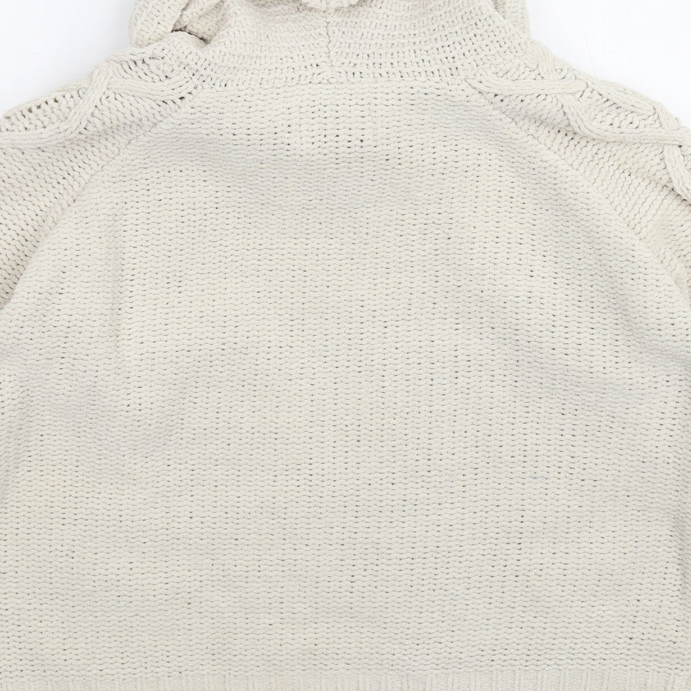 Papaya Womens White   Pullover Jumper Size L