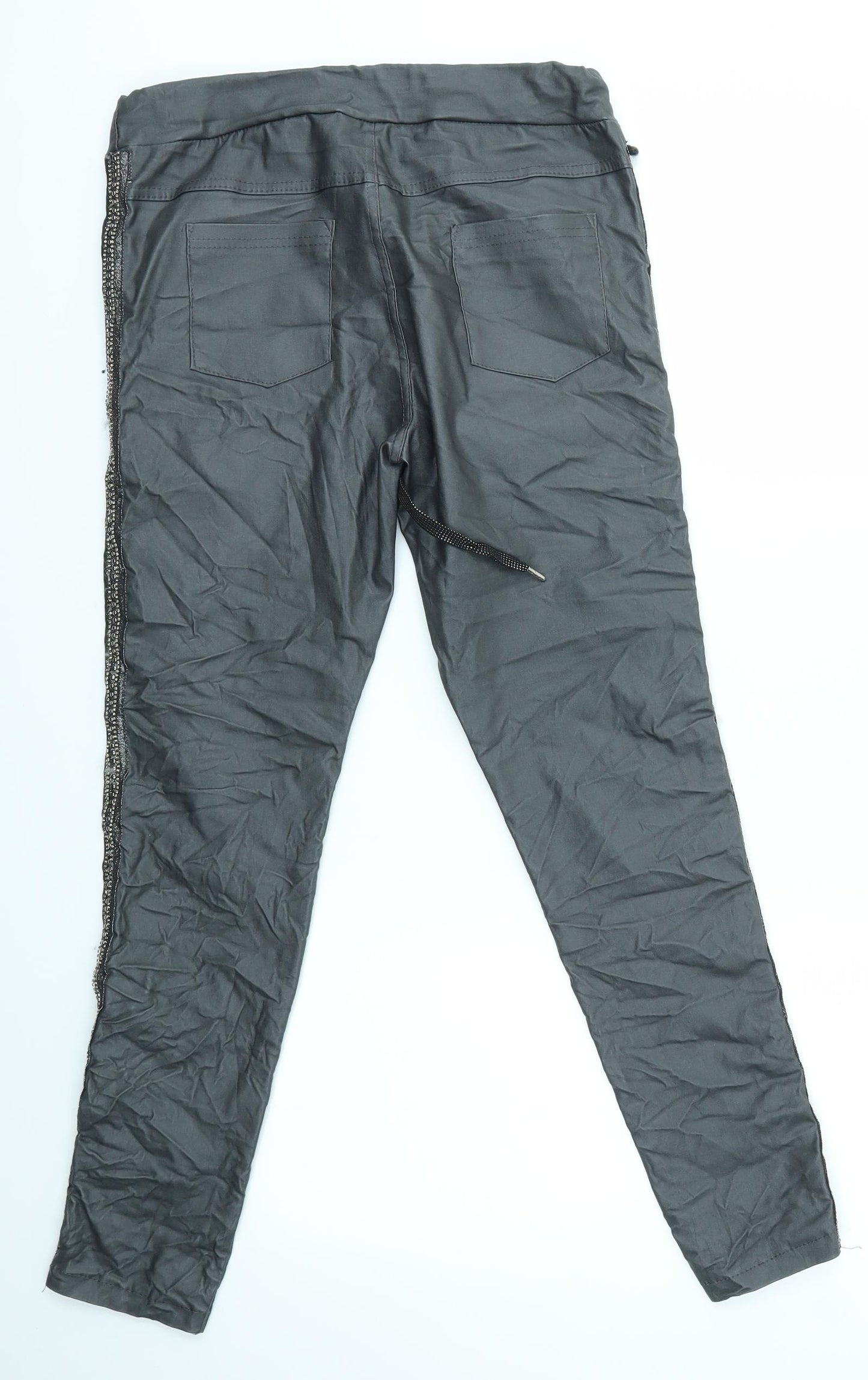Preworn Womens Grey   Trousers  Size 8 L26 in