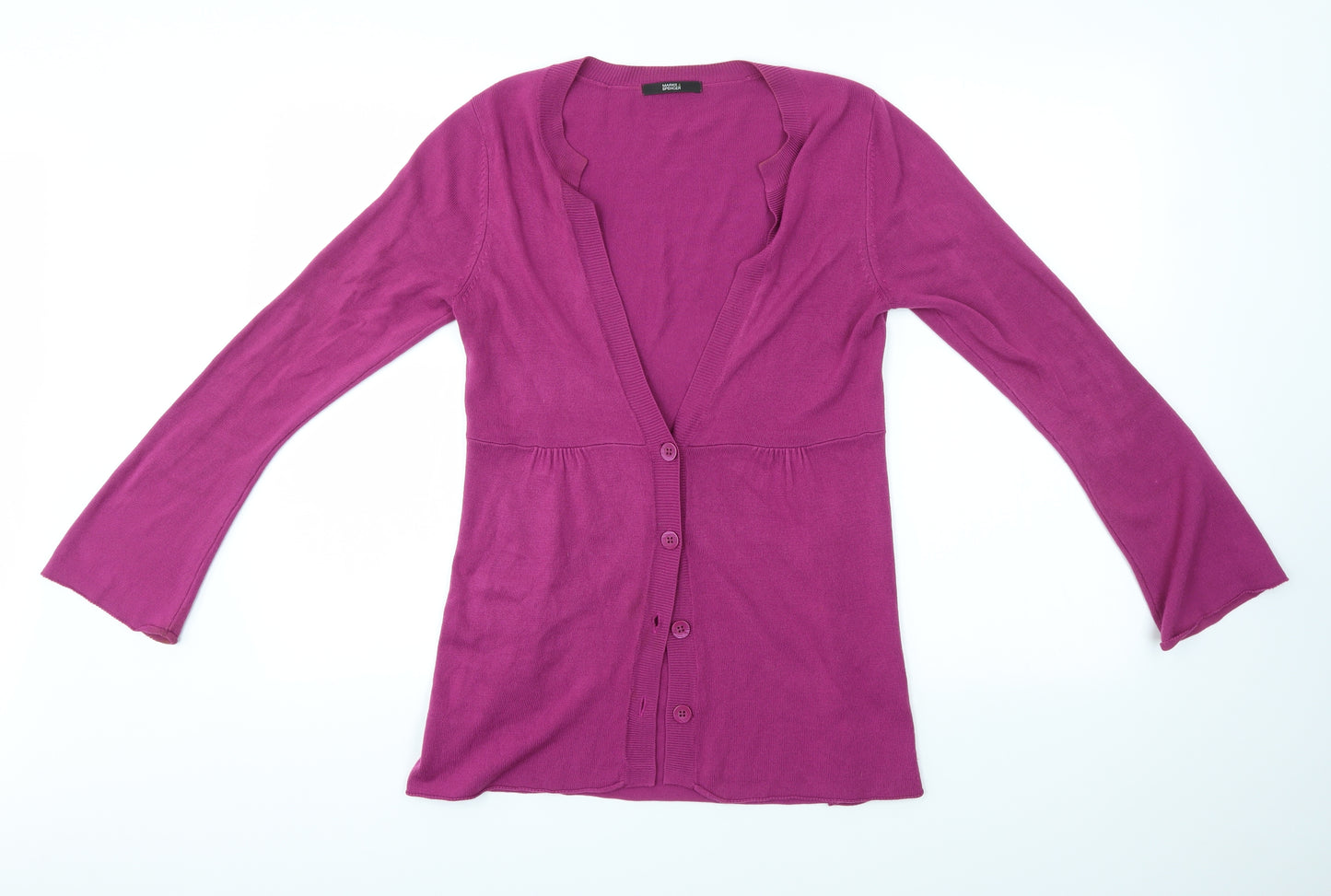 M&S Womens Pink   Cardigan Jumper Size 10
