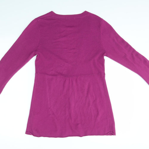 M&S Womens Pink   Cardigan Jumper Size 10