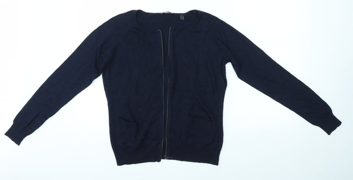 Esprit Womens Blue Cardigan Jumper Size M