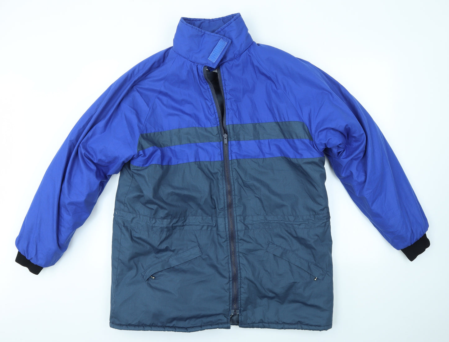 Preworn Mens Blue   Overcoat Coat Size L