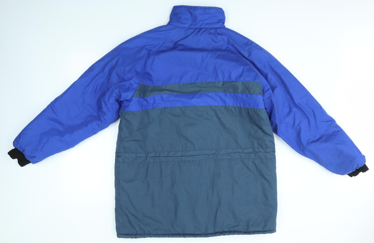 Preworn Mens Blue   Overcoat Coat Size L