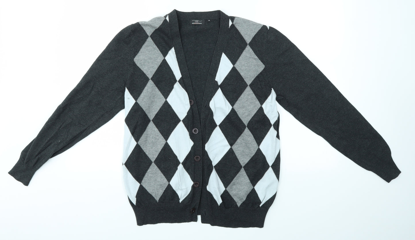 New Look Mens Multicoloured   Cardigan Jumper Size M