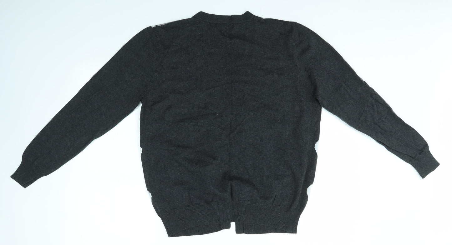 New Look Mens Multicoloured   Cardigan Jumper Size M
