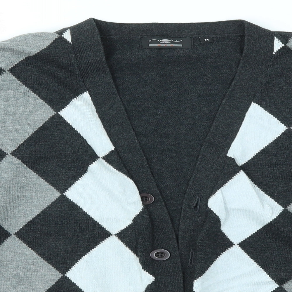 New Look Mens Multicoloured   Cardigan Jumper Size M