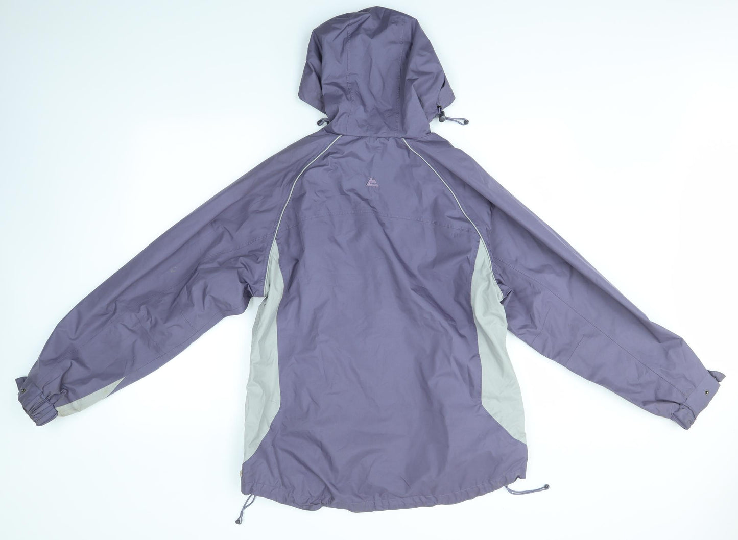 ONE VALLEY Womens Purple   Rain Coat Coat Size M
