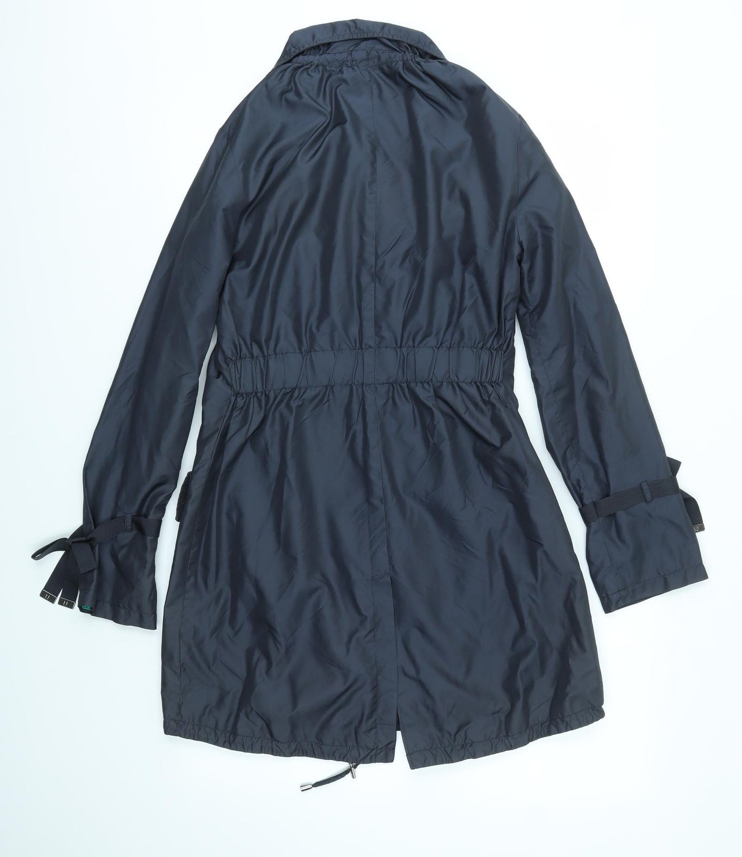 Betty Jackson Womens Blue   Overcoat Coat Size 8