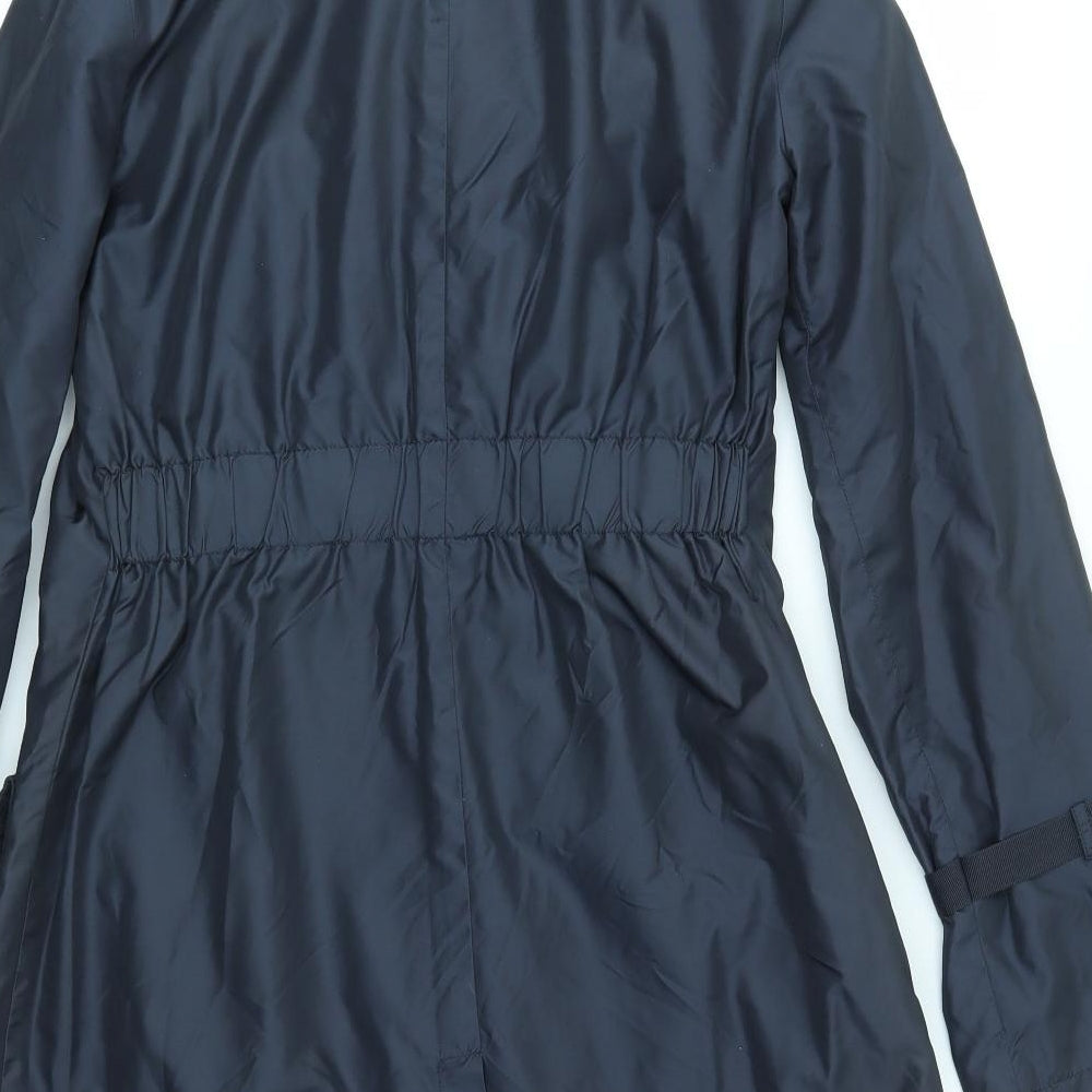 Betty Jackson Womens Blue   Overcoat Coat Size 8