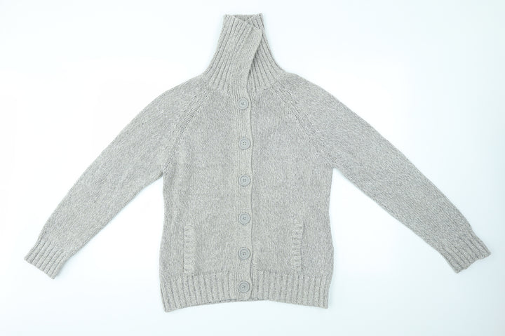 BHS Womens Grey Cardigan Jumper Size 14