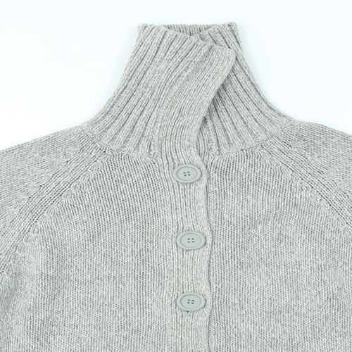 BHS Womens Grey   Cardigan Jumper Size 14