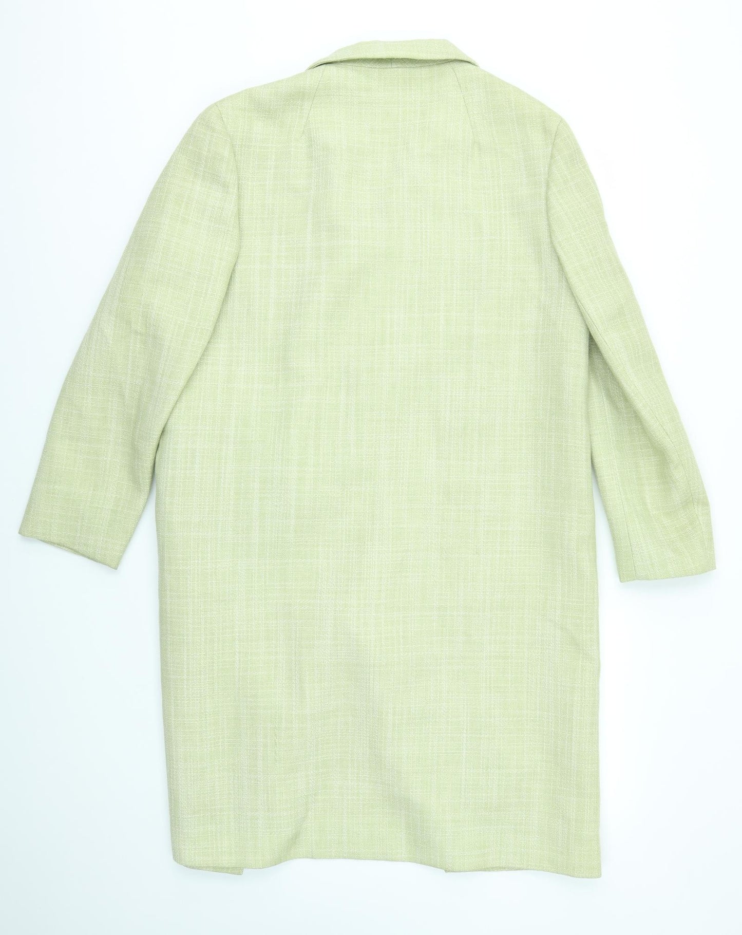 Trevira Womens Green   Overcoat Coat Size 14