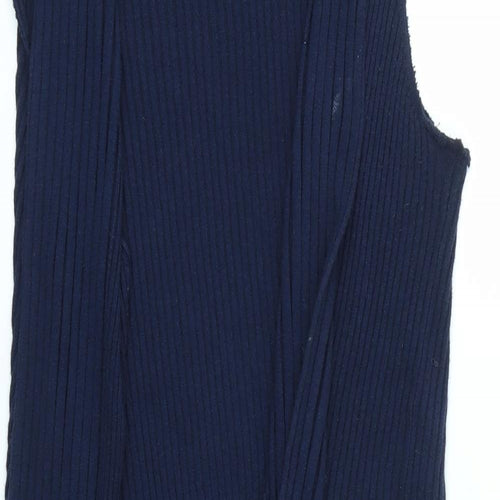 M&S Womens Blue   Cardigan Jumper Size 16