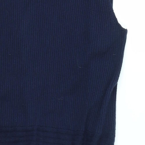 M&S Womens Blue   Cardigan Jumper Size 16
