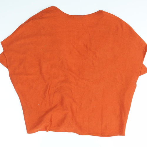 H&M Womens Orange   Cardigan Jumper Size S